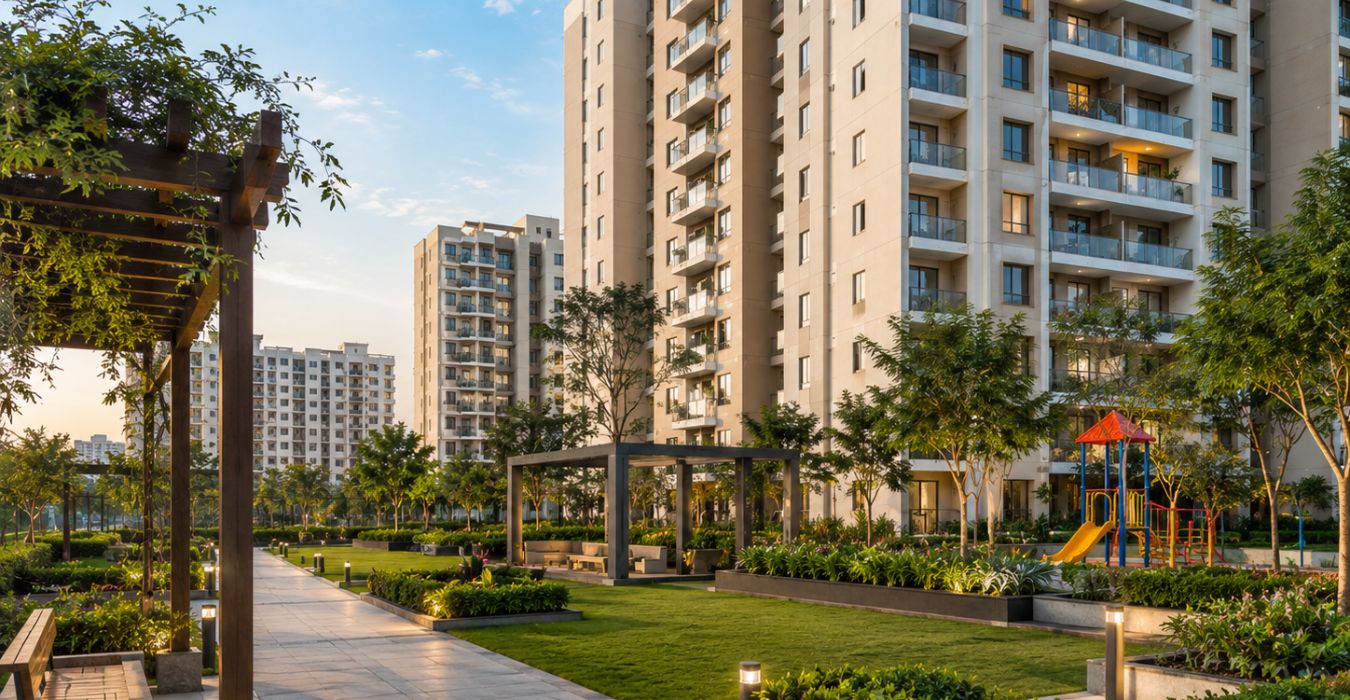 Purvankara Codename Sathanur township towers elevation view